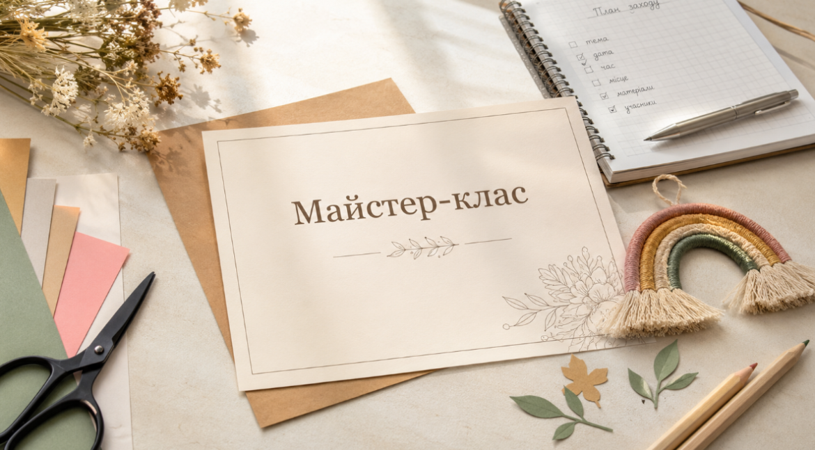 Запрошення на майстер-клас як написати без помилок