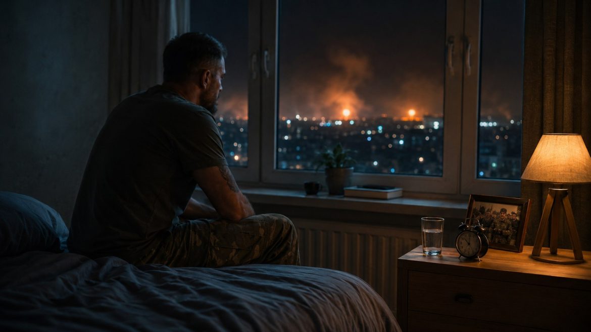 Безсоння через повітряні тривоги у ветеранів та родин: причини, наслідки, техніки відновлення сну, поради психологів, допомога у Сумах і Сумській області. Актуально у 2026 році.
