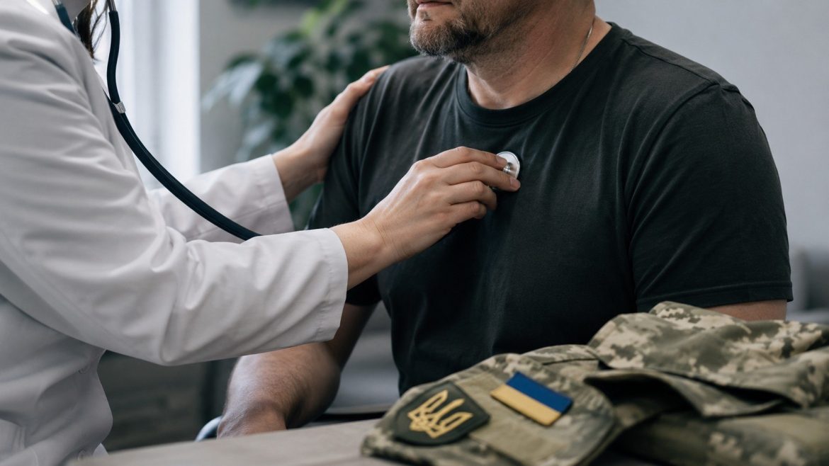 Серце після контузії та стресу у ветеранів: які симптоми небезпечні, коли телефонувати 103, які обстеження пройти та де шукати допомогу в Сумах і на Сумщині у 2026 році після бойової травми безпечно.